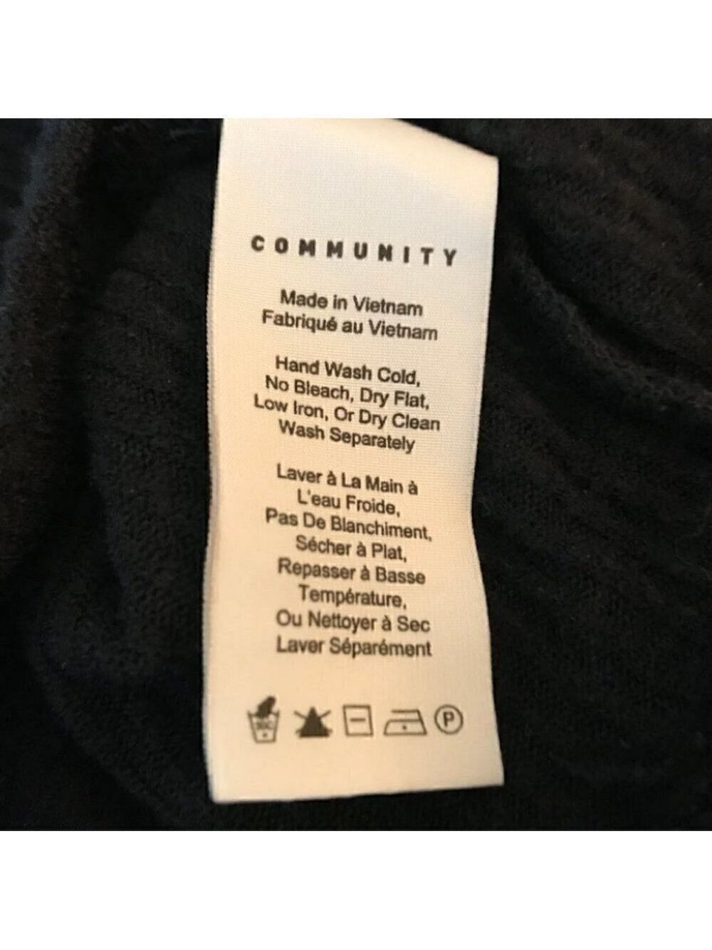 Aritzia  - Community Black Cropped Tank Size XS - Picture 4 of 4